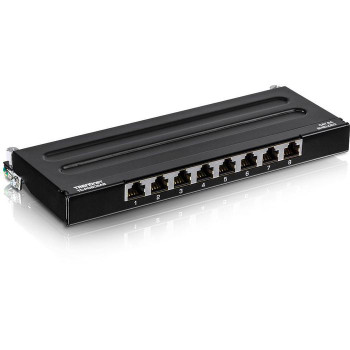 TrendNET TC-P08C6AS 8-Port Cat6a Shielded Wall Mou TC-P08C6AS TrendNET TC-P08C6AS 8-Port Cat6a Shielded Wall Mou TC-P08C6AS