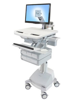 Ergotron SV44-1241-2 STYLEVIEW CART WITH LCD ARM SV44-1241-2 Ergotron SV44-1241-2 STYLEVIEW CART WITH LCD ARM SV44-1241-2