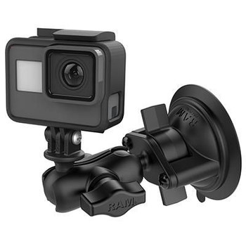 RAM Mounts RAM-B-166-A-GOP1 RAM MNT SHORT GOPRO SUCTION RAM-B-166-A-GOP1