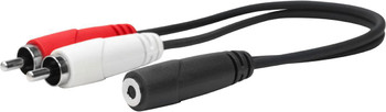Vivolink PROMJFRCAM0.2 3.5MM Female to RCA Male PROMJFRCAM0.2