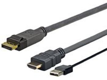 VivoLink PROHDMIUSBDP5 Pro HDMI+USB to DP 5 Meter PROHDMIUSBDP5