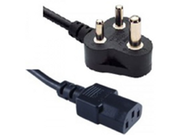 MicroConnect PE010418INDIA Power Cord 1.8m Type D -C13 PE010418INDIA