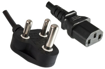 MicroConnect PE010418INDIA Power Cord 1.8m Type D -C13 PE010418INDIA