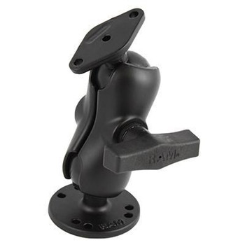 RAM Mounts RAM-138U-B SHRT MNT. W/2.43DIA. & 2.43 RAM-138U-B