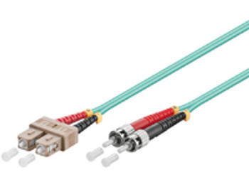 MicroConnect FIB1220005 ST/UPC-SC/UPC 0.5m 50/125 OM3 FIB1220005
