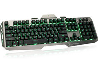 IOGEAR GKB704L-BK Kaliber Gaming HVER� Aluminum GKB704L-BK