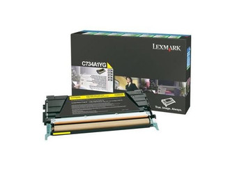 Lexmark C734A1YG Toner Yellow Return Program C734A1YG