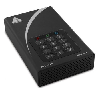 Apricorn ADT-3PL256F-8000 8TB DT Drive Padlock DT Secure ADT-3PL256F-8000