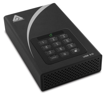 Apricorn ADT-3PL256-2000 2TB Aegis Padlock DT Secure ADT-3PL256-2000