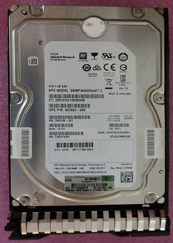 Hewlett Packard Enterprise 871869-001 DRV 4TB HDD SAS 6G 7.2K 871869-001