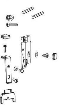Zebra 79819M Kit Print Mech Latch ZM Series 79819M