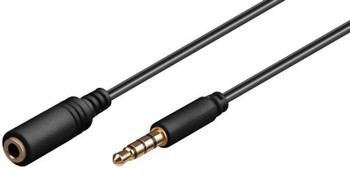 MicroConnect IPOD002B 3.5mm 4-pin 0.5m M-F Black IPOD002B