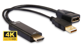 MicroConnect HDMDPP1 Adapter HDMI - Displayport M-F HDMDPP1