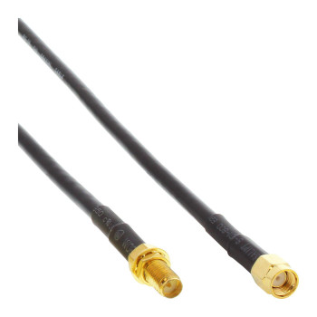 MicroConnect 51680 WLAN Extension Cable 20m Black 51680