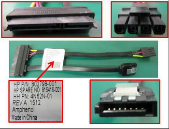 Hewlett Packard Enterprise 815416-001 PWR/DATA CA ASSY SFF NHP 815416-001