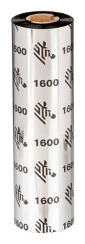 Zebra 01600BK11045 Wax Ribbon. 110mmx450m.1600. 01600BK11045