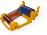 Zebra 800033-347 1/2 Panel YMCKO Col 800033-347