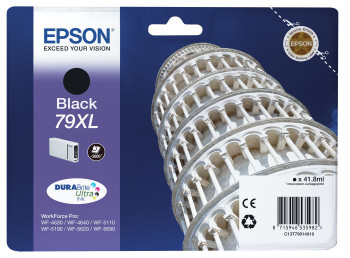Epson C13T79014010 T7901 Black Ink Cartridge XL C13T79014010