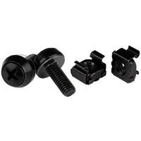StarTech.com CABSCREWM6B 50 PKG M6 SCREWS & CAGE NUTS CABSCREWM6B