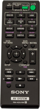 Sony 148997311 Remote Commander RM-ADU138 148997311