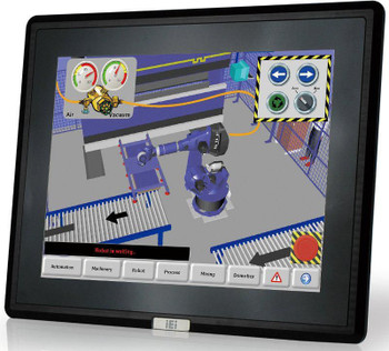 Moxa 47104 15" LCD MONITOR. TOUCH. PROJEC 47104