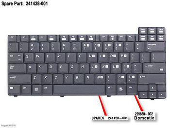 HP 241428-001-RFB EVO N600C US KEYBD 241428-001-RFB