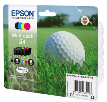 Epson C13T34664010 T3466 4-colours Multipack ink C13T34664010