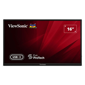 Viewsonic VA1650 16 " Usb-C Lightweight Portable Ips Monitor Full Hd 60Hz Hdmi V VA1650