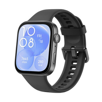 Huawei Watch Fit 3 1.82 " Amoled 46.2Mm Touchscreen Black Fluoroelastomer Strap 55020CEC
