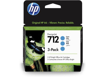 Hp No 712 Cyan Standard Capacity Ink Cartridge  29 Ml - 3ED77A 3ED77A