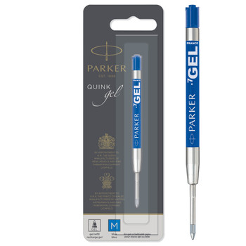 Parker Quink Gel Ink Refill Medium Blue Single Refill 1950346
