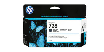 Hp No 728 Matte Black Standard Capacity Ink Cartridge  130Ml - 3WX25A 3WX25A