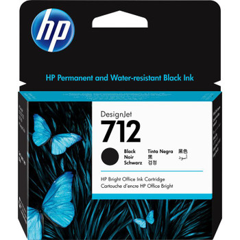 Hp 712 Black High Capacity Ink Cartridge 80Ml - 3ED71A 3ED71A