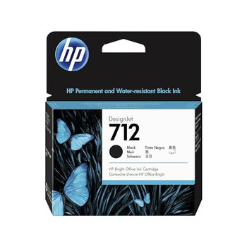 Hp 712 Black High Capacity Ink Cartridge 80Ml - 3ED71A 3ED71A