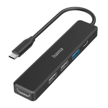 Hama External 4 Port Usb-C Hub Usb Powered 3 X Usb-A  1 X Usb C Power Delivery 1 00200117 Hama External 4 Port Usb-C Hub Usb Powered 3 X Usb-A  1 X Usb C Power Delivery 1 00200117