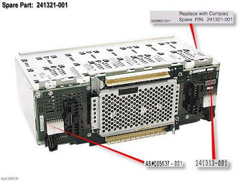 Hewlett Packard Enterprise 241321-001 BOARD.BCKPLNE W/DRV CAGE 241321-001
