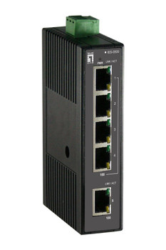 LevelOne IES-0500 5 FE UNMGD SWTCH -10 TO 60 IES-0500