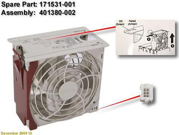 Hewlett Packard Enterprise 171531-001 FAN 5" 171531-001