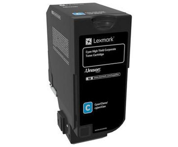 Lexmark 74C2HCE Toner Cyan 74C2HCE