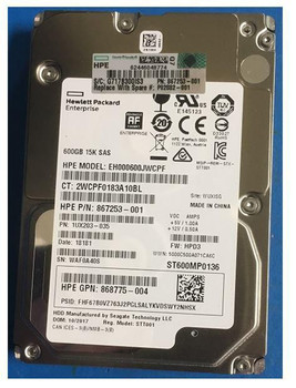 Hewlett Packard Enterprise P02882-001 DRV HDD 600GB 15K SFF P02882-001