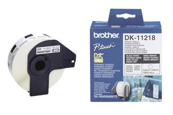 Brother DK11218 Address Labels White 24 mm DK11218