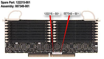 Hewlett Packard Enterprise 122215-001 BOARD.MEMORY 122215-001
