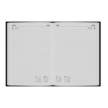 Collins 52 Desk Diary A5 Day To Page 2026 Red 52.15-26 823308