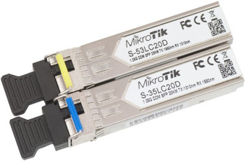 MikroTik S-3553LC20D Pair of SFP modules. S-35LC20D S-3553LC20D