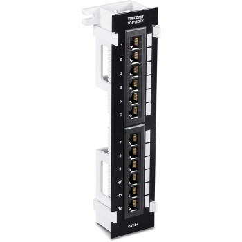 TrendNET TC-P12C5V 12-Port Cat5e Unshielded Wall TC-P12C5V TrendNET TC-P12C5V 12-Port Cat5e Unshielded Wall TC-P12C5V