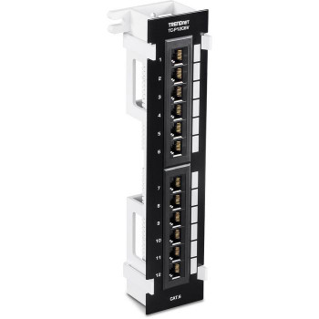 TrendNET TC-P12C6V 12-Port Cat6 Unshielded Wall TC-P12C6V TrendNET TC-P12C6V 12-Port Cat6 Unshielded Wall TC-P12C6V