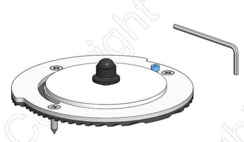 Ergonomic Solutions SPA142-32 C-Frame rotation base add on SPA142-32