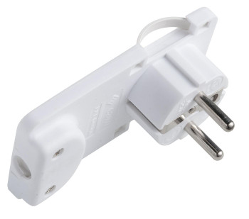 MicroConnect PESCHPLUG-W Scho Angled Power Plug PESCHPLUG-W