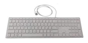 HP 928510-BB1 WHT Cheddar wired USB KBD HE 928510-BB1