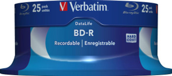 Verbatim 43837 BD-R SINGLE LAYER DATALIFE 43837